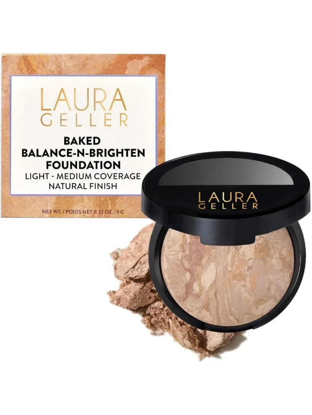 Baked Balance-n-Brighten Powder Foundation - Fair Shade, Flawless Finish